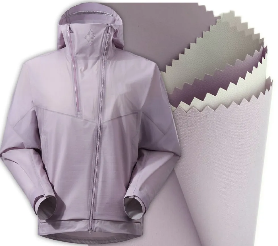 HB002 50D Soft & Fine Twill fabric with garment example