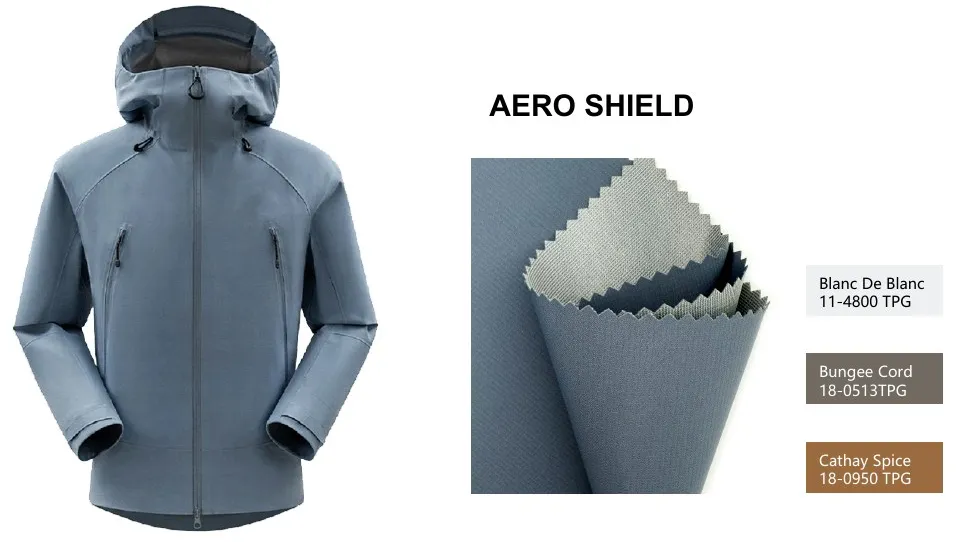 HB004 30D High-Elastic 4-Way Stretch fabric with garment example