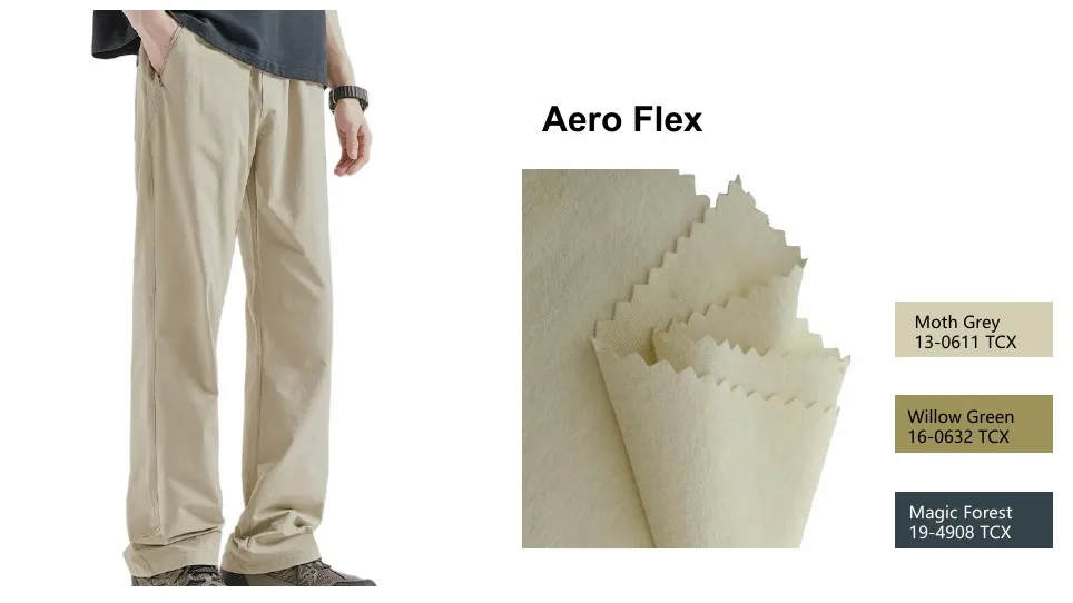 HB033 4-Way Stretch with Pearled Inner fabric with garment example