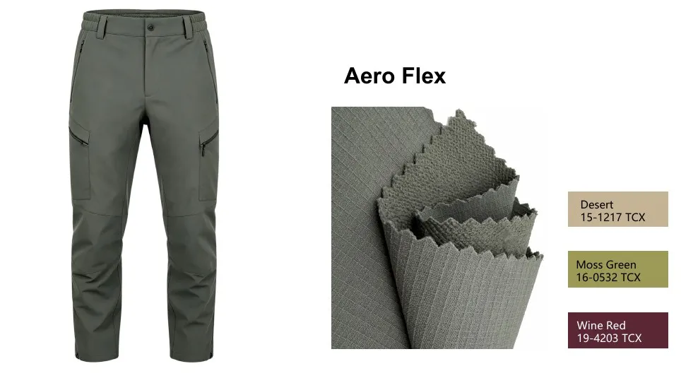 HB035 320D Matte Nylon Check Terry Fabric fabric with garment example